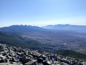 八ヶ岳と南アルプス