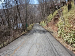 本日3/14　高区道路の様子